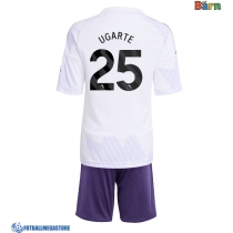 Fotballdrakt Barn Manchester United Manuel Ugarte #25 Bortedraktsett 2025-26 Kortermet (+ Korte bukser)